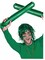 2 Cheerleader Team School Spirit Rally Green Inflatable Colored Spirit Sticks